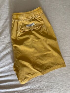 Fair Harbor Men's Golden Yellow Athletic Swim Shorts